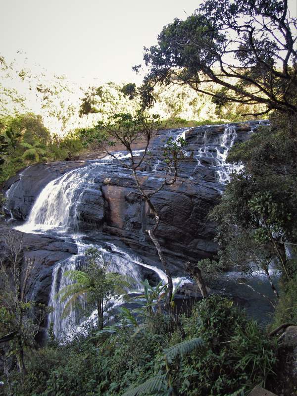 Baker's Falls, NP Horton Plains, Srí Lanka